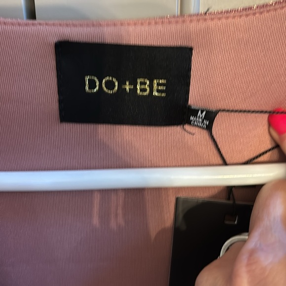 NWT do+be pink/gold sparkly festive dress sz med - Picture 3 of 5